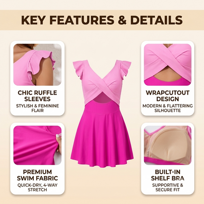 Ruffle Wave Dress